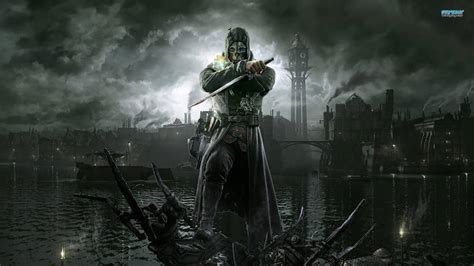 Download Dishonored Corvo At Dunwall Wallpaper | Wallpapers.com