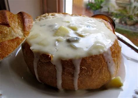 Christina S Clam Chowder In A Sourdough Bread Bowl Christina S Cucina