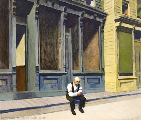 dimanche de Edward Hopper (1931-1967, United States) | | WahooArt.com