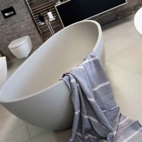 Sienna Freestanding Bath Grey Continental Bathroom Supplies