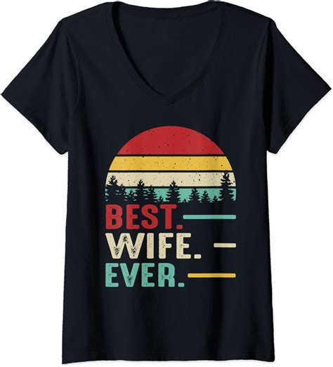 Womens Best Wife Ever Funny Retro Vintage Wife Birthday