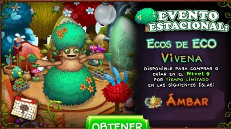 VIVENA My Singing Monsters Isla de Àmbar VIVEINE YouTube