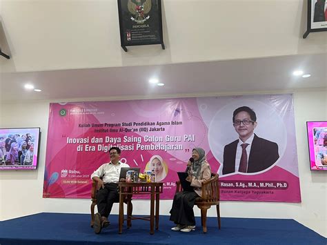 Kuliah Umum Pai Iiq Jakarta Prof Noorhaidi Hasan M A M Phil Ph D