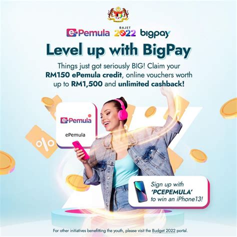 Cara Claim Kredit RM150 Program E Pemula Di BigPay GrabPay ShopeePay