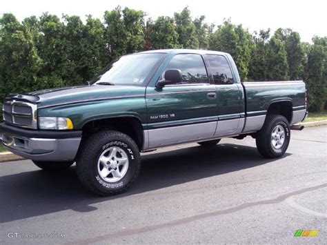 2000 Forest Green Pearlcoat Dodge Ram 1500 Slt Extended Cab 4x4 33328796 Car