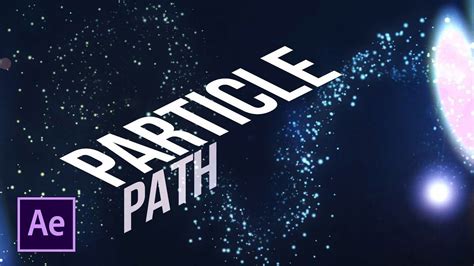 Create Particles Along A Path After Effects Tutorial No Plugins