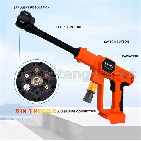 Cordless High Pressure Washer Jet Water Wash Car Cleaner Gun Lxt For Makita 18v Ebay