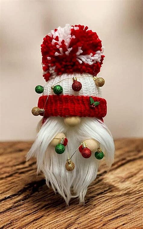 Knitted Gnome Holiday Gnome Christmas Gnome Farmhouse Decor Gift