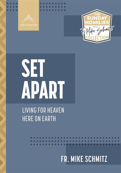 Set Apart: Living for Heaven Here on Earth (The Sunday Homilies with Fr. Mike Schmitz Collection ...