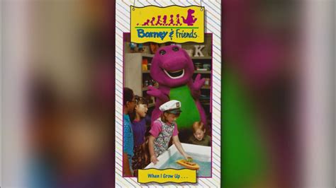 Barney Friends X When I Grow Up Vhs Youtube