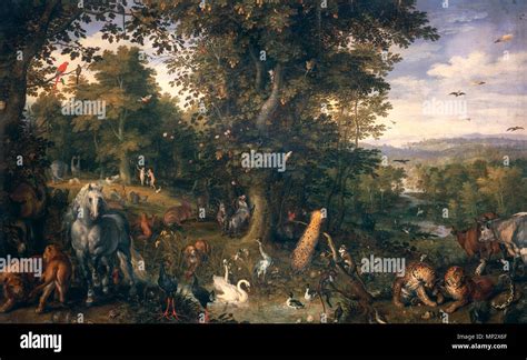 El Jard N Del Ed N Con La Ca Da Del Hombre Jan Brueghel I