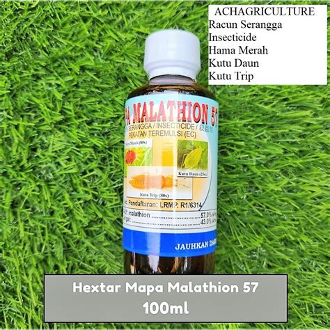 100ML 250ML MAPA MALATHION 57 Racun Serangga Hama Merah Kutu