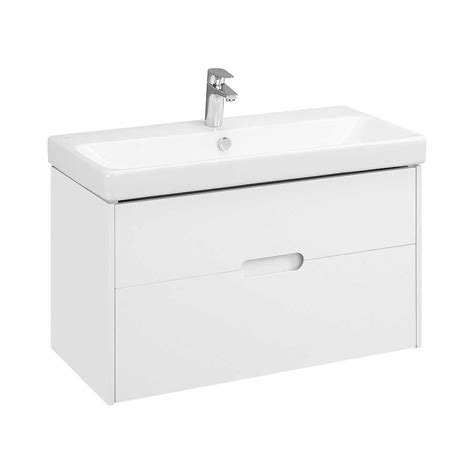Тумба AQUATON Оливия 90 Белый матовый (Без умывальника "Адриана-90 ...