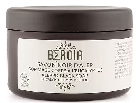 Beroia Aleppo Black Soap With Eucalyptus Aleppo Svart Tv L Med