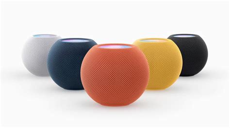 Apple unveils new HomePod mini colors