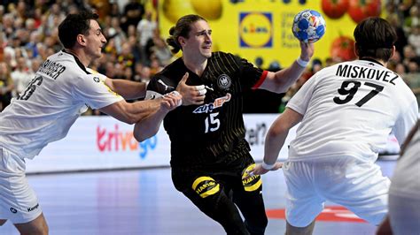 Handball Em Deutschland Und Sterreich Trennen Sich Unentschieden