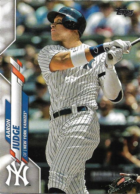 Aaron Judge 2020 Topps 7 New York Yankees Baseball Card