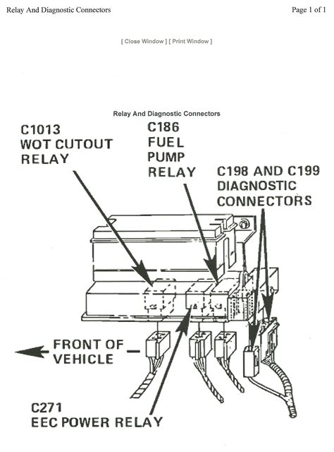 Ford Eec Relay 1990 Mustang Relay Wiring Diagram Wiring Diagram Series Centre A Series Centre