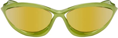 Prada Eyewear Green Runway Sunglasses Prada