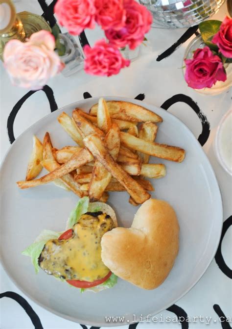 Heart Shaped Burgers Life Is A Party