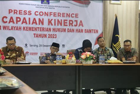 Sederet Capaian Kanwil Kemenkumham Banten Dalam Ekspose Kinerja Tahun