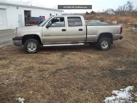 2003 Chevy Silverado 2500 Hd 6 6l Turbo Diesel 4x4 Crew Cab