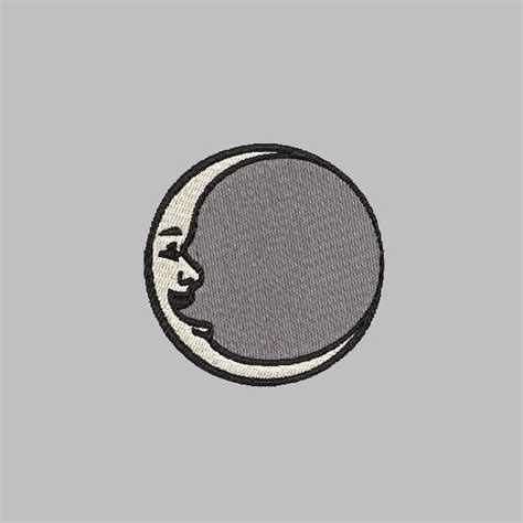 Pes File For Embroidery Moon Phases Etsy