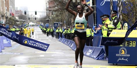 CHEBET OBIRI ARE 2023 BOSTON MARATHON CHAMPIONS Runblogrun