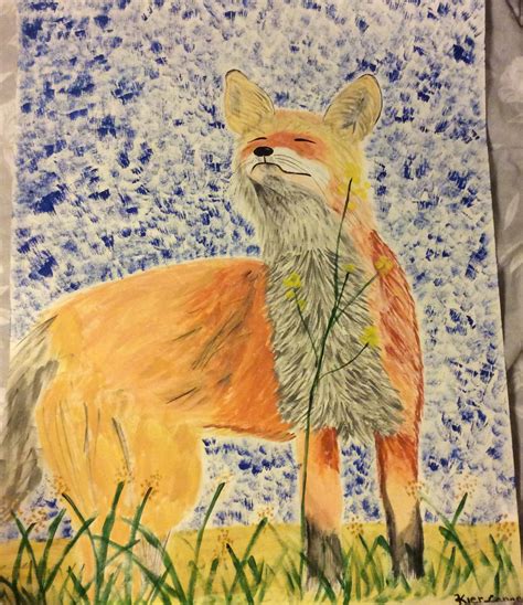 The Fox Painting Art Fox