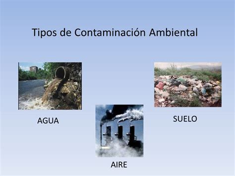 La Contaminación Tipos De Contaminación Ambiental