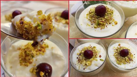 Mahalabia Recipe By Appu S Cuisine Arabic Dessert Milk Pudding