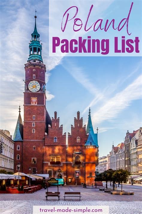 What to Pack for Poland: A Carry On Poland Packing List - Travel Made Simple