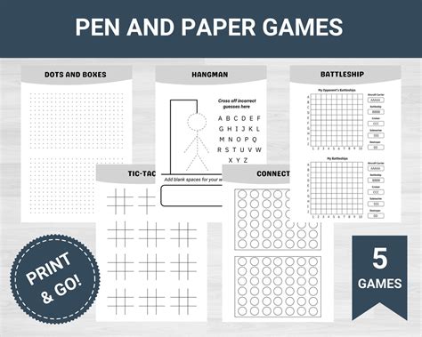 paper printable games hangman printable battleship printable