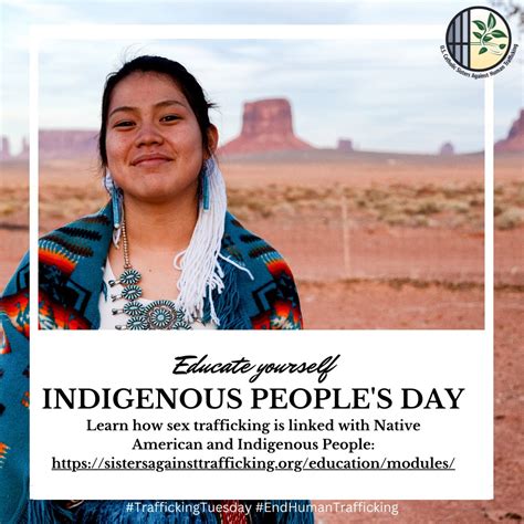 Uscsahtrafficking On Twitter Indigenous Peoples Day Is Celebrated To