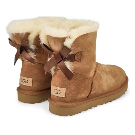 ugg womens mini bailey bow ii boot black softmoccom