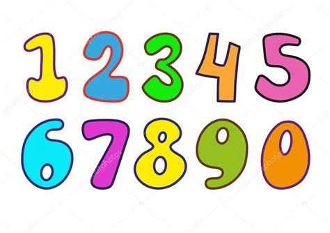 Numbers — Stock Vector © Hydognik #5205413