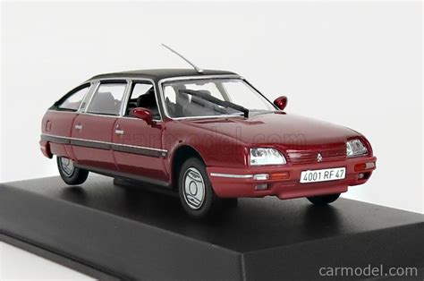 NOREV 159020 Scale 1 43 CITROEN CX TURBO 2 PRESTIGE 1986 RED MET