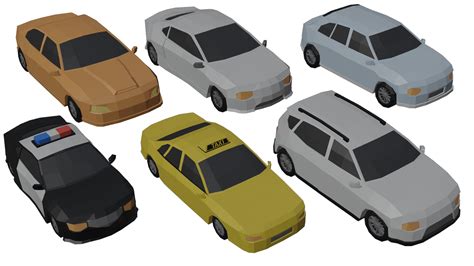 Cars Lowpoly Blender Market