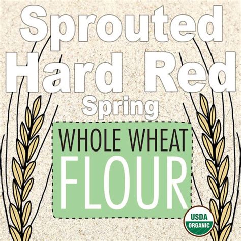 Organic Sprouted Hard Red Spring Whole Wheat Flour For Artisan Bread Firewalker Ovens