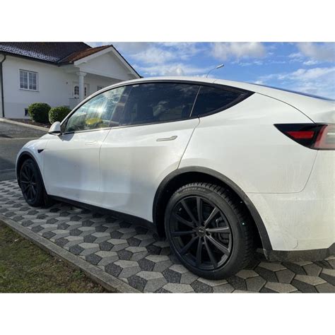 Roues Compl Tes Hiver Pour Tesla Model Y Jantes Brauck Et Pneus Lot