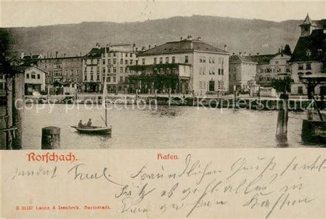 Postkarte Carte Postale 13769866 Rorschach Bodensee SG Hafen