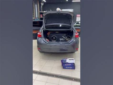 Очень простая , но ОЧЕНЬ громкая аудиосистема Toyota Corolla / Тойота ...