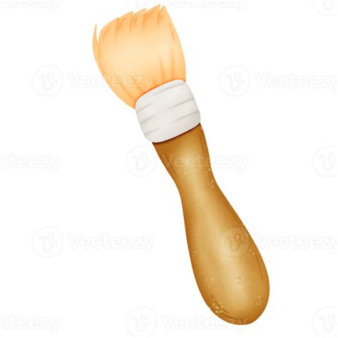 Wooden Handle Paintbrush 42235919 PNG