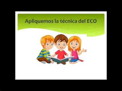 Tercera Práctica Técnica del ECO para la lectura oral YouTube