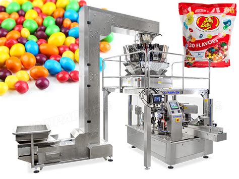 Automatic Grain Stand Up Pouch Filling And Sealing Machine