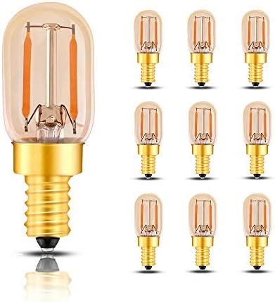 Grensk 1W E12 T22 T7 LED Filament Candelabra Bulbs Vintage Tubular