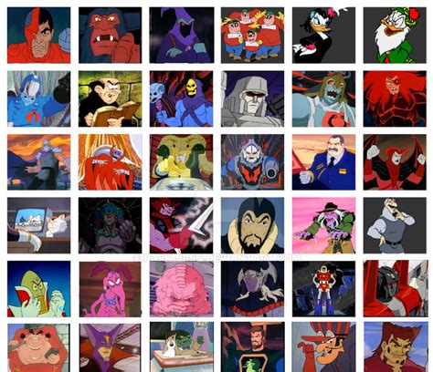 80s Cartoon Villains 2 By Park Ji Su On Deviantart