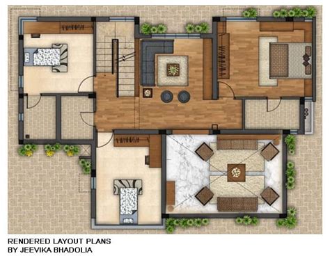 Create An Interior Layout Floor Plan And Render By Jeevikabhadolia Fiverr