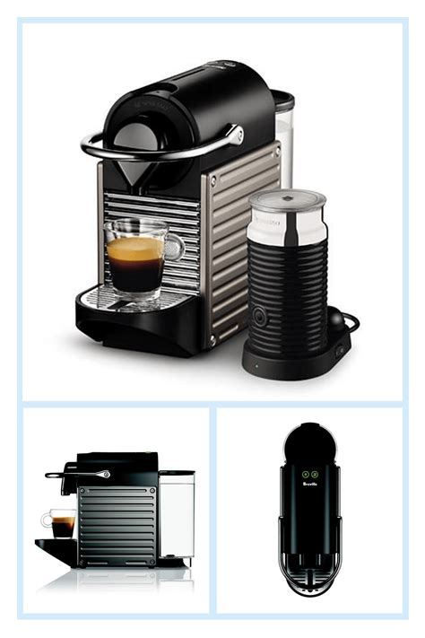 Nespresso Pixie Espresso Machine By Breville With Aeroccino Milk Frother In Electric Titan