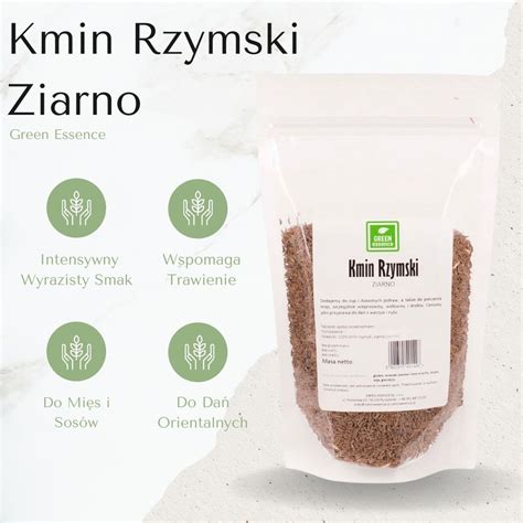 Kmin Rzymski Ziarno 200 G Przyprawa Sklep Zielona Esencja